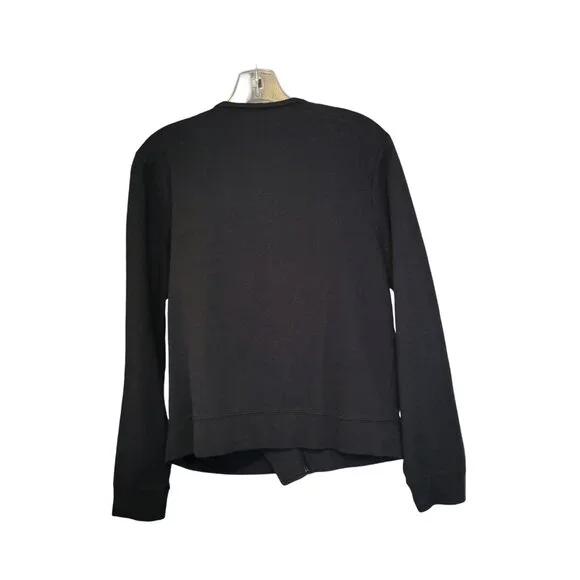 Banana Republic Cross Zipper Pocket jacket black size M - Picture 3 of 8